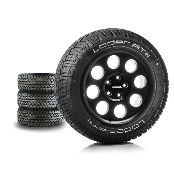 Komplettradsatz Klassik 18x8.5 | Loder AT#1 255/55R18 für VW Crafter und MAN TGE ab 2017-